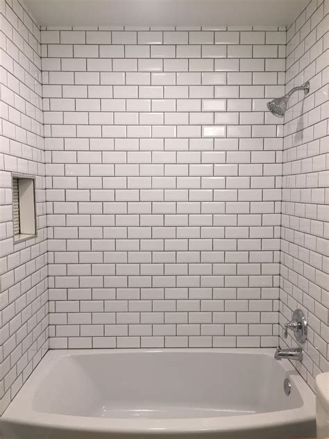 subway tile gray grout