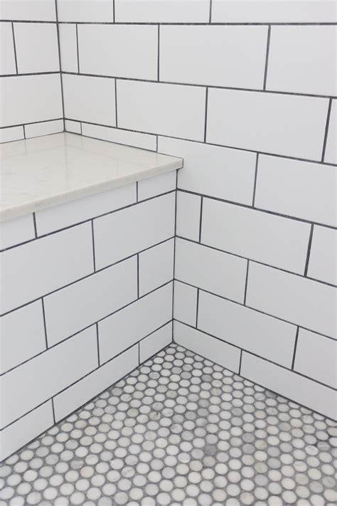 subway tile grey grout