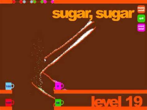 Sugar Sugar Level 19 Walkthrough