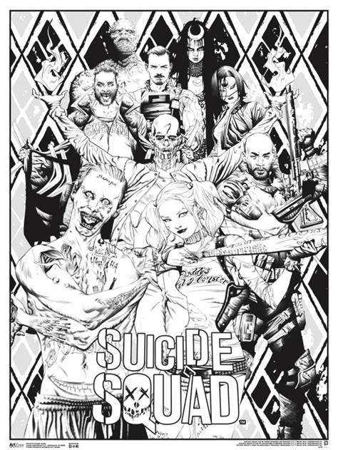 suicide squad coloring pages