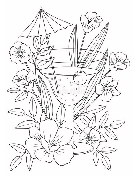 summer adult coloring