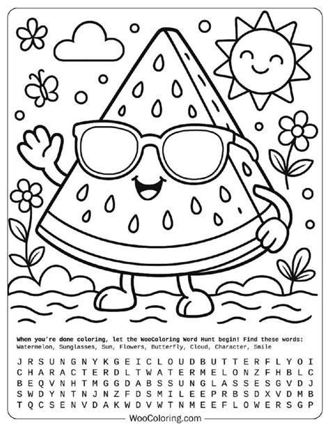 summer coloring sheets