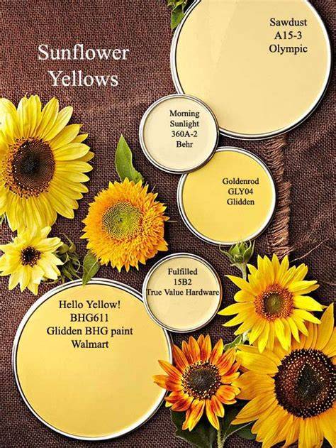 sunflower yellow paint
