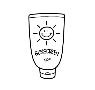 sunscreen coloring pages