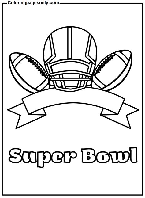super bowl 56 coloring pages