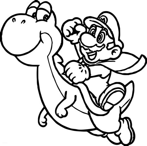 super mario free printable coloring pages