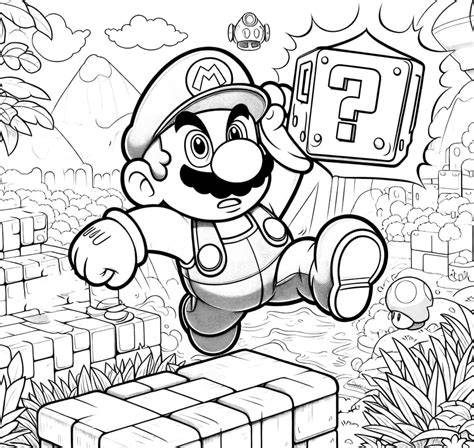 super mario world coloring