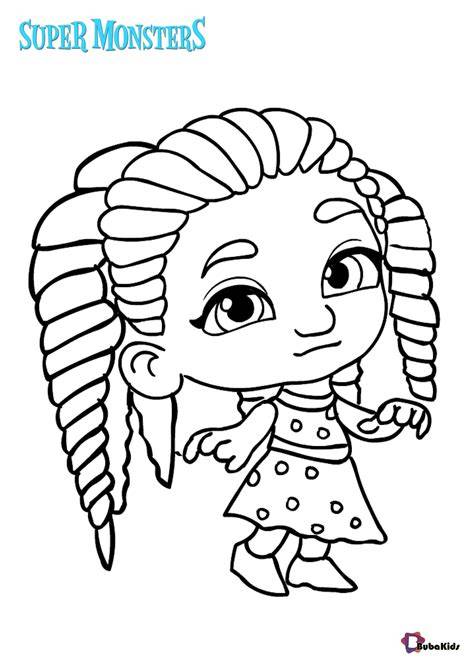 super monster coloring pages