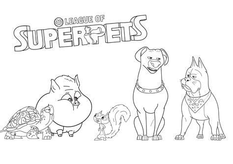 super pets colouring pages