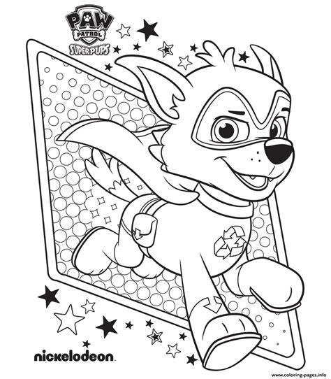 super pups coloring pages