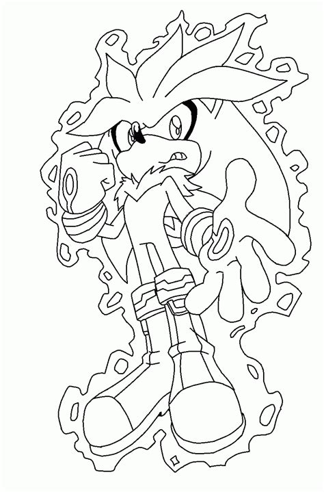 super shadow the hedgehog coloring pages