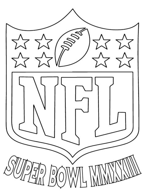 superbowl coloring pages