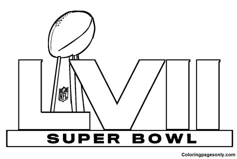 superbowl lvii coloring pages