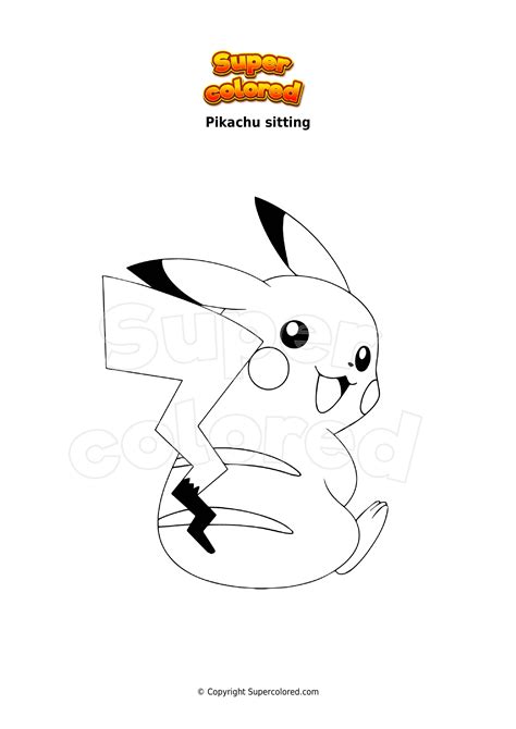 supercoloring pikachu