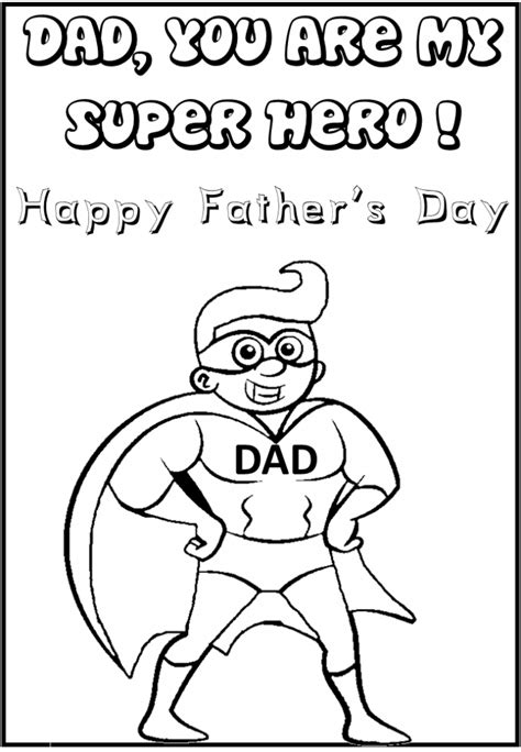 superhero dad coloring pages