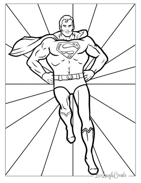 superman coloring pages pdf