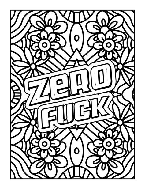 swearing coloring pages