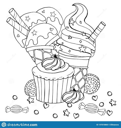 sweet treat coloring pages