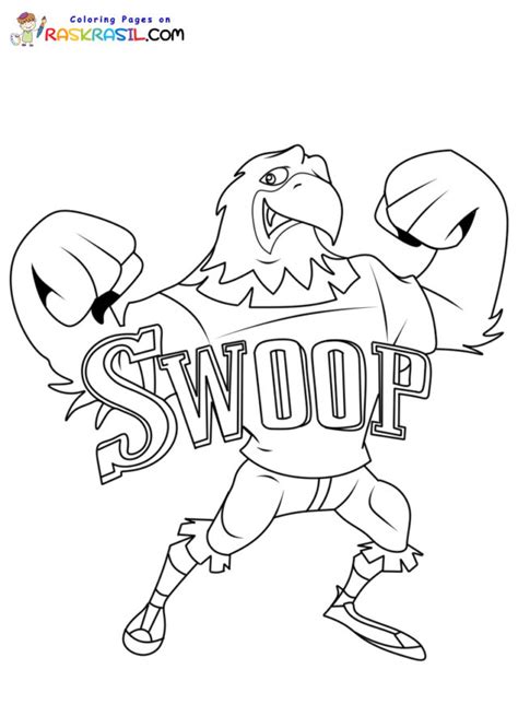 swoop coloring pages