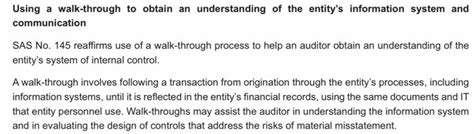 System Walkthrough Definition