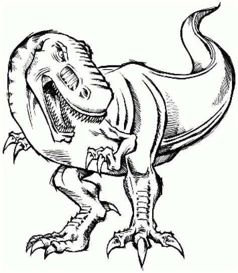 t rex dinosaur coloring pages