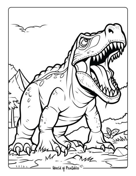 t rex dinosaur printables