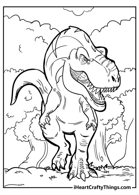 t rex pictures to print