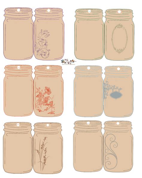 Tags For Jars Printable