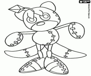 tails doll coloring pages