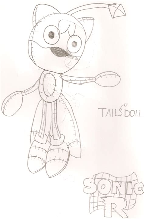 tails doll coloring pages