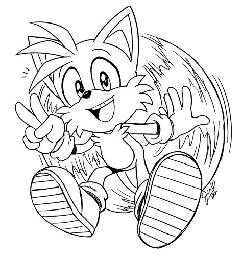 tails printable coloring pages