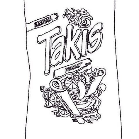 takis coloring pages