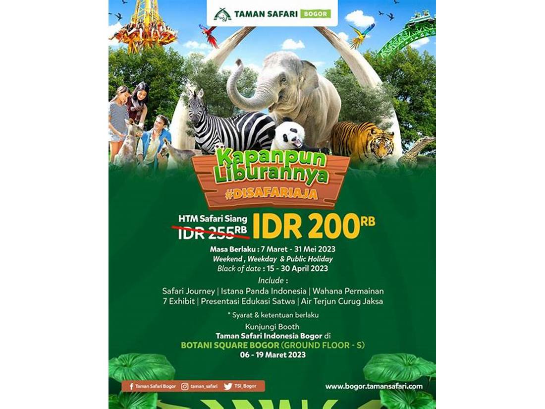 Harga Tiket Taman Safari Jakarta