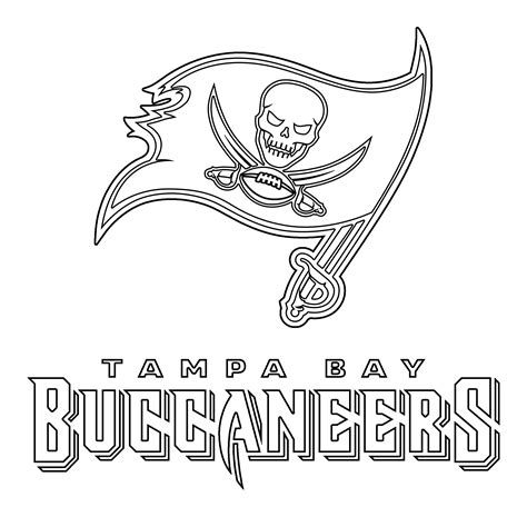 tampa bay buccaneers coloring pages