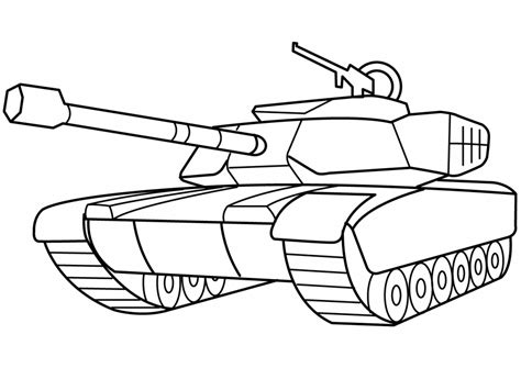 tank coloring pages to print