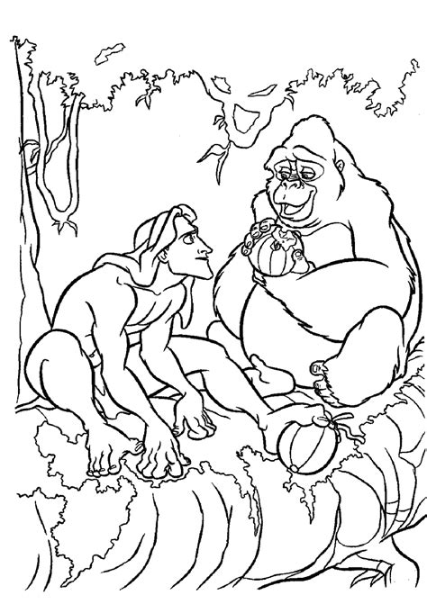 tarzan coloring pages