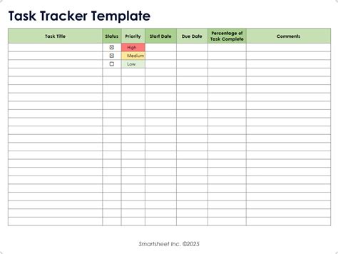 Task Tracker Templates