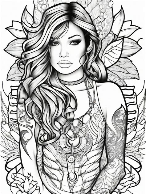 tattoo coloring book for adults