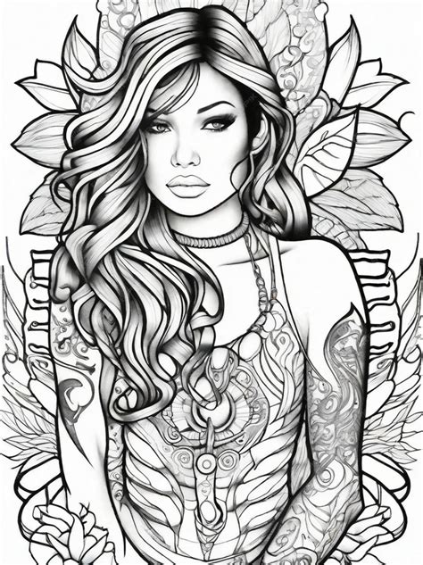 tattoo coloring book for adults