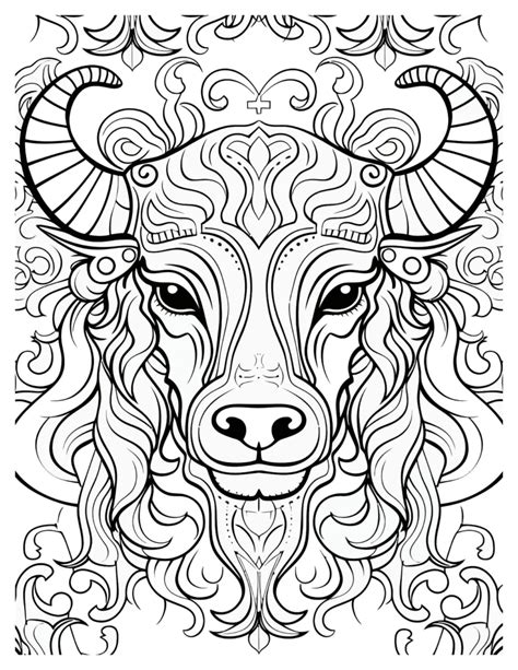 taurus coloring pages
