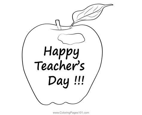 teacher day coloring pages