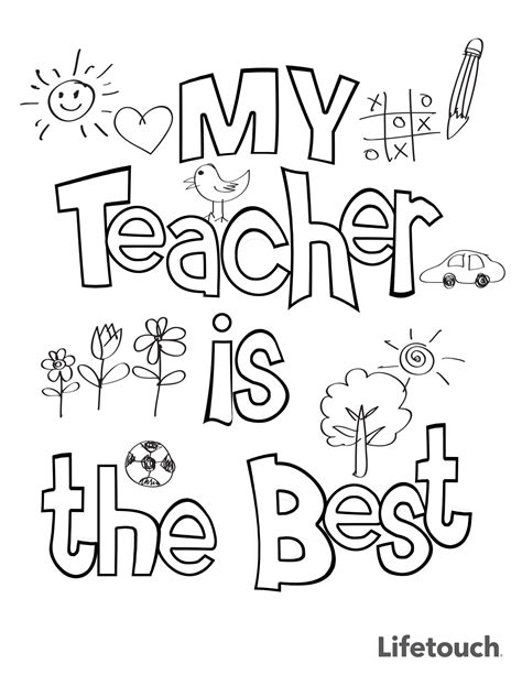 teachers day coloring pages