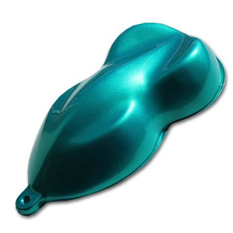 teal metallic paint