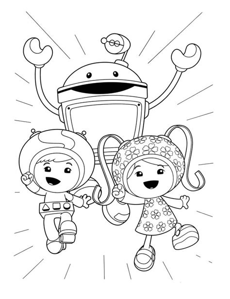 team umizoomi coloring pages