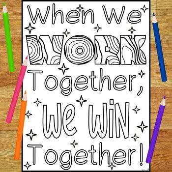 teamwork coloring pages