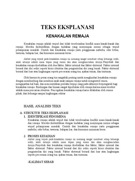 Teks Eksplanasi