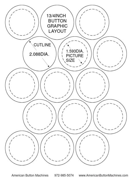 Template For Button Maker