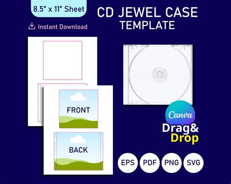 Template For Cd Jewel Case Insert