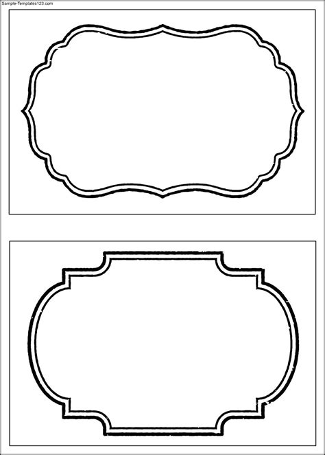 Template For Labels