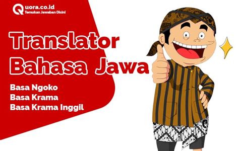 terjemahan jawa halus ke bahasa indonesia
